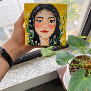 جعبه چوبی نقاشی شده با طرح سفارشی