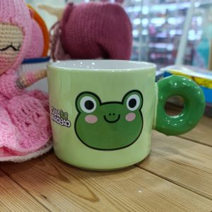 ماگ عروسکی قورباغه - سبز جذاب