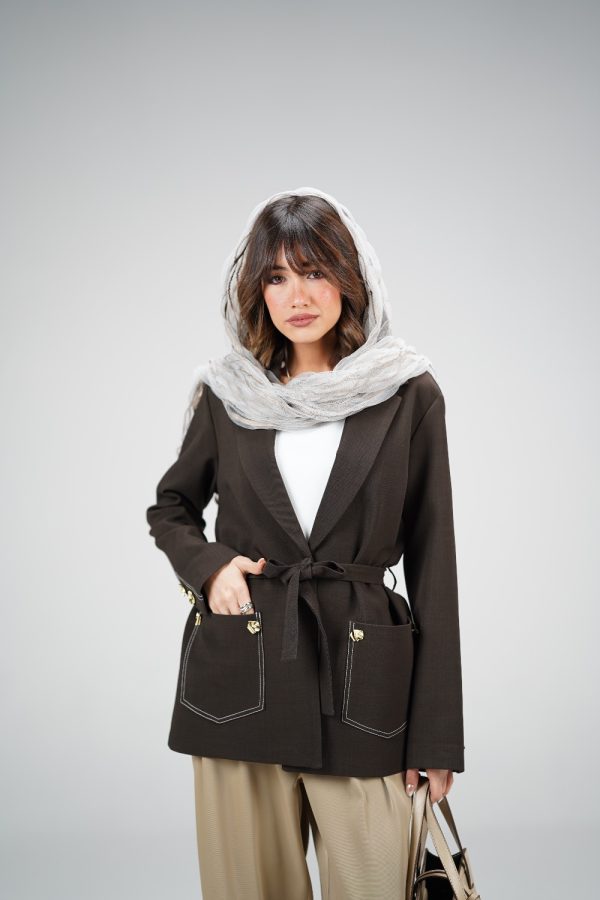 کت زنانه دمسه دوزی نیلا  کد 015