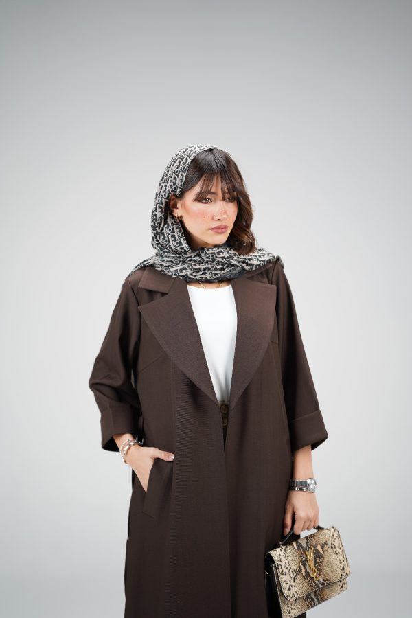 کت بلند برش دار زنانه کد 005