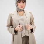 ست ۳ تیکه کت شلوار  جلیقه زنانه